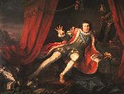 William Hogarth David Garrick as Richard III painting